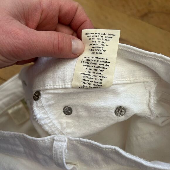 Rag & Bone White Cropped Jeans - Picture 10 of 16